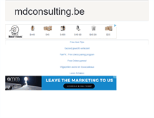Tablet Screenshot of mdconsulting.be