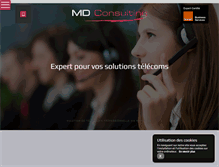 Tablet Screenshot of mdconsulting.fr