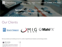 Tablet Screenshot of mdconsulting.com